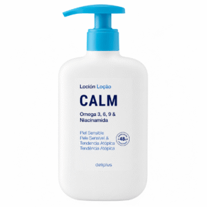 Rahustav kehakreem CALM Omega 3-6-9 ja niatsiinamiidiga Deliplus, 400 ml