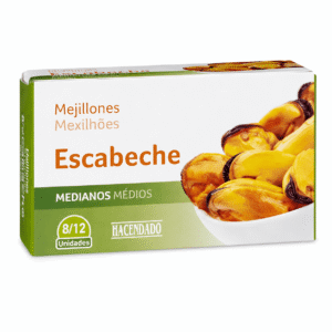 Mejillones Escabeche Hacendado, 111 g