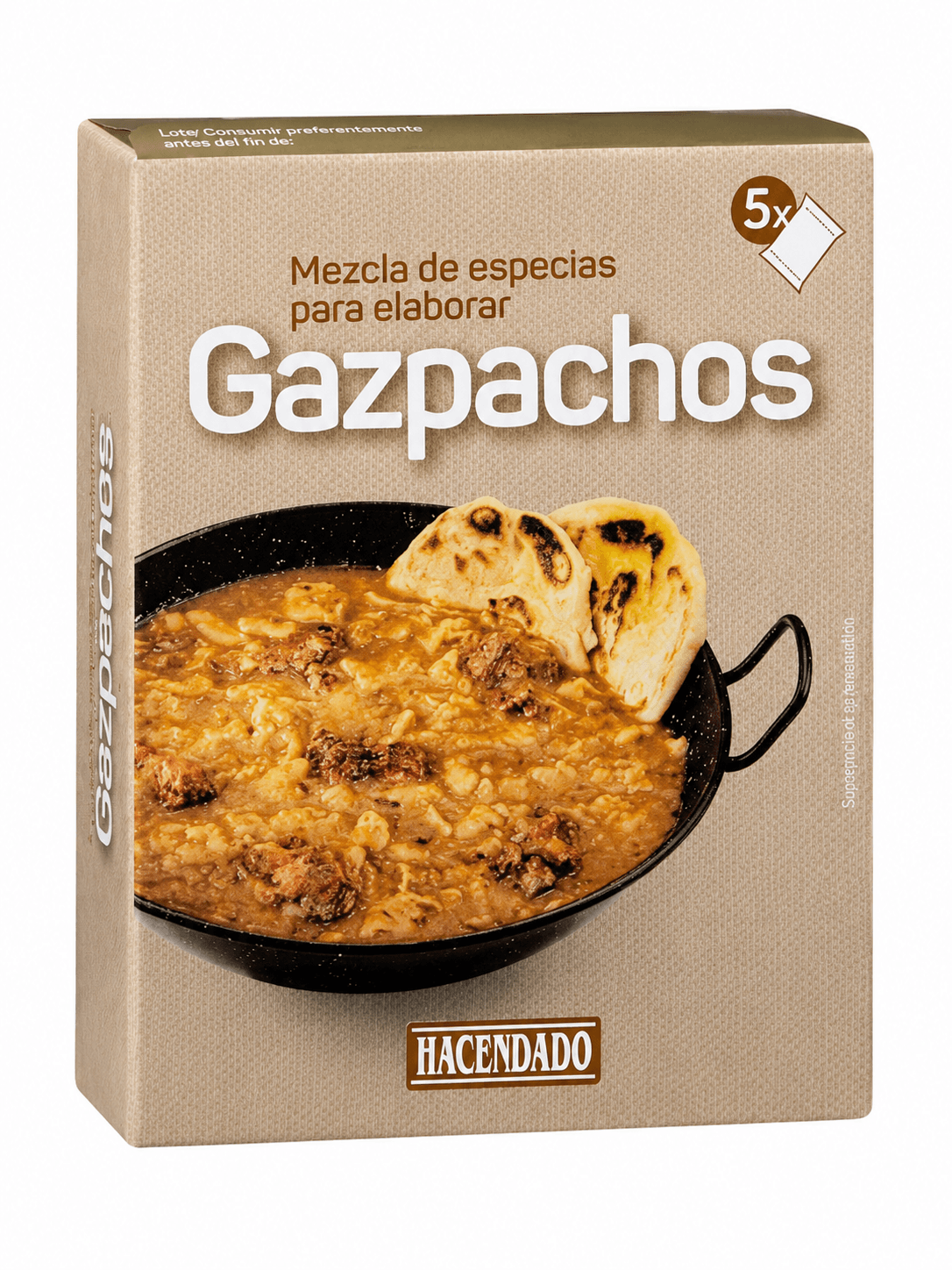 Hacendado Vürtsisegu Gazpachos Manchegos jaoks 5x10g 1 Hacendado Vürtsisegu Gazpachos Manchegos jaoks 5x10g