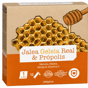 Deliplus kuninglik tarretis ja taruvaik stick-pakendid manuka, luuderohu, apteegitilli ja C-vitamiiniga