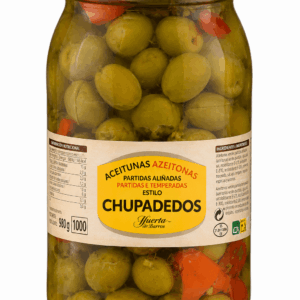 Chupadedos Huerta de Barros rohelised marineeritud oliivid