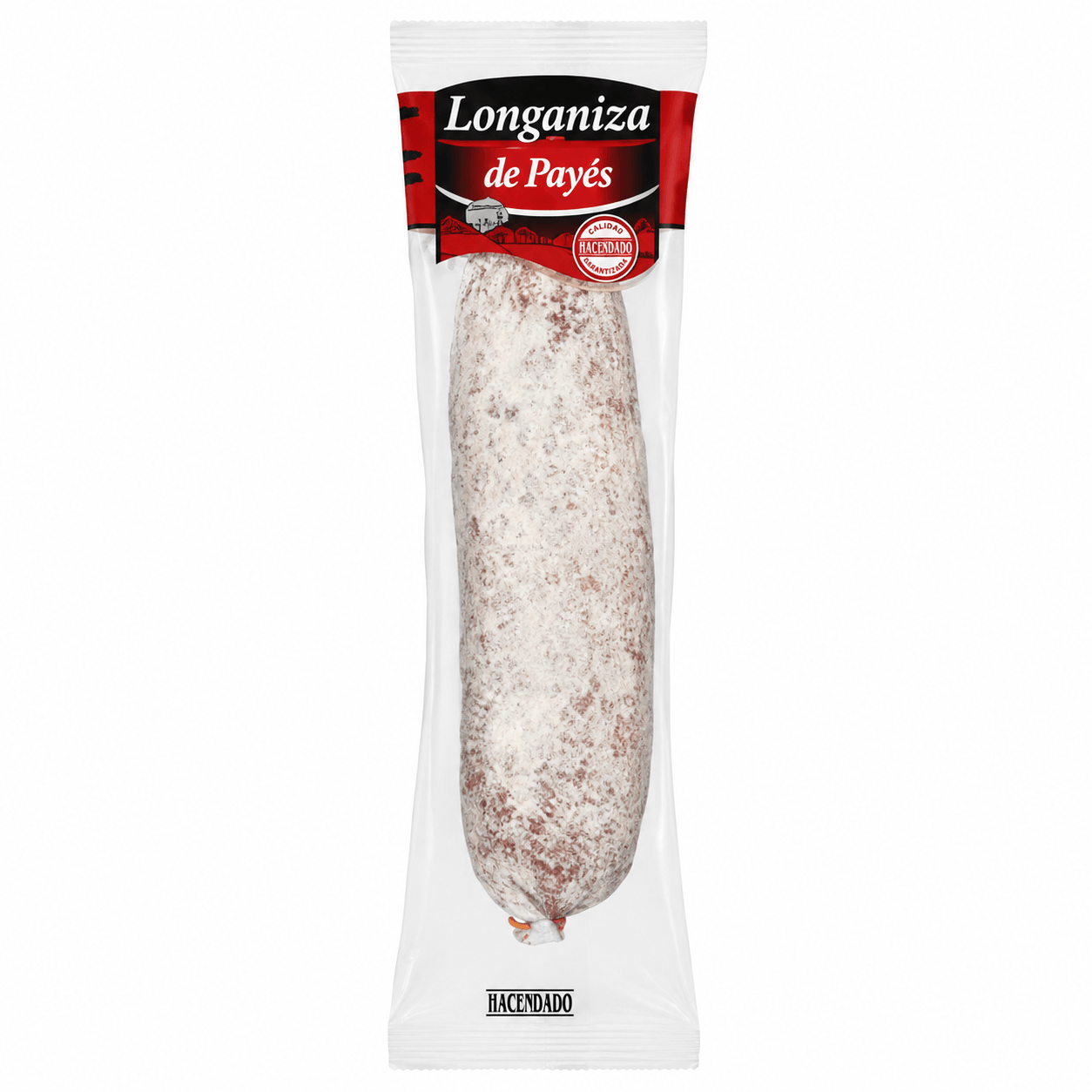 Hacendado Longaniza de Payés Extra kuivatatud toorsuitsuvorst 1 Hacendado Longaniza de Payés Extra kuivatatud toorsuitsuvorst