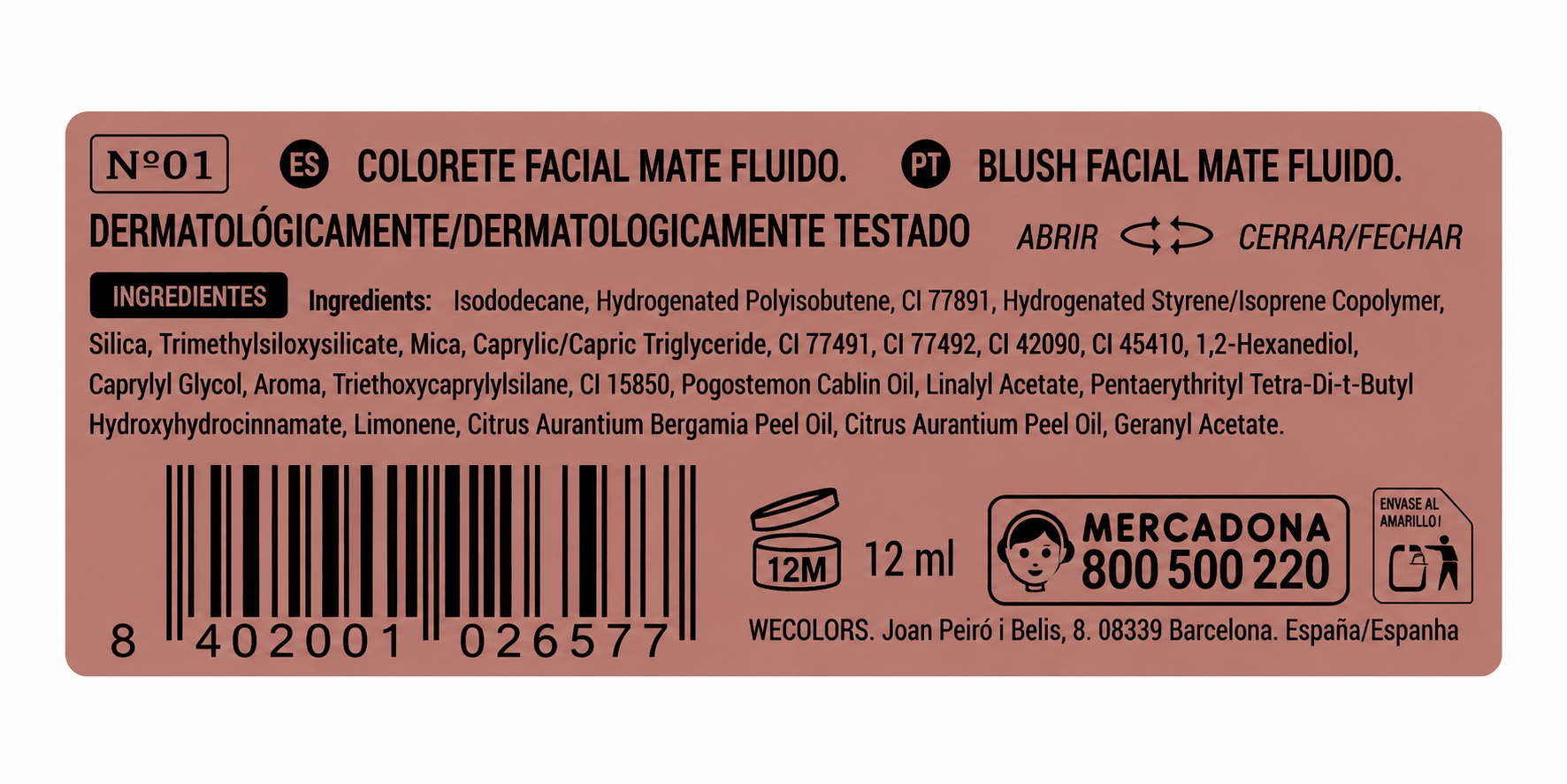 Deliplus Matte vedel mattpõsepuna nr 01 Brownish Pink 12 ml 2 Deliplus Matte vedel mattpõsepuna nr 01 Brownish Pink 12 ml - Image 2