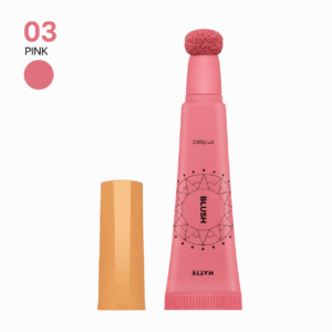 Deliplus Matte Fluid Blush vedel mattpõsepuna nr 03 Pink, 12 ml
