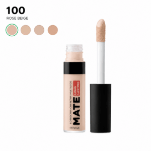 Deliplus Long Lasting püsiv mattpeitekreem nr 100 Rose Beige 10 ml