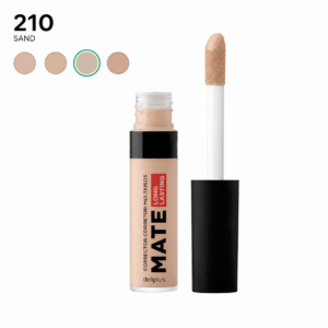 Deliplus Long Lasting püsiv mattpeitekreem nr 210 Sand 10 ml