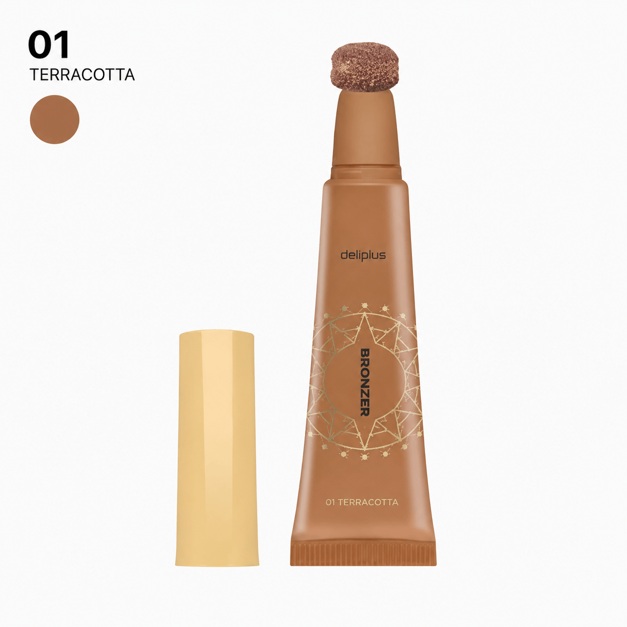 Deliplus Luminous vedel näobronzer nr 01 Terracotta 12 ml 1 Deliplus Luminous vedel näobronzer nr 01 Terracotta 12 ml
