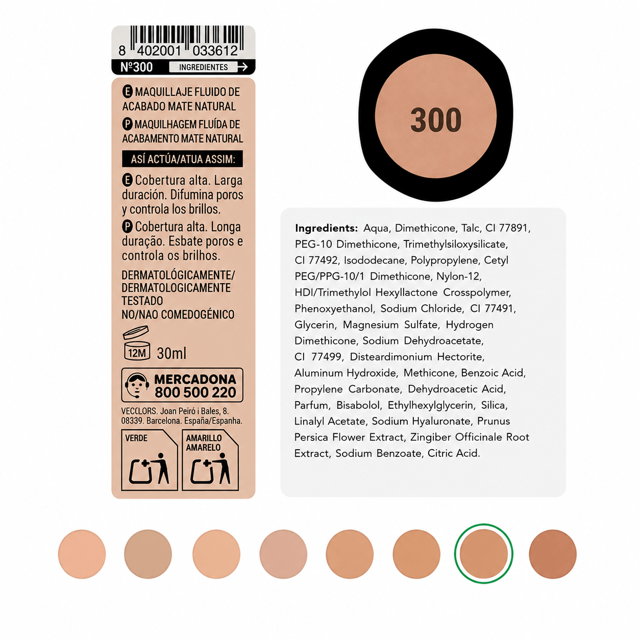 Deliplus Mate Long Lasting — kauapüsiv matt jumestuskreem №300 Almond, 30 ml 2 Deliplus Mate Long Lasting — kauapüsiv matt jumestuskreem №300 Almond, 30 ml - Image 2
