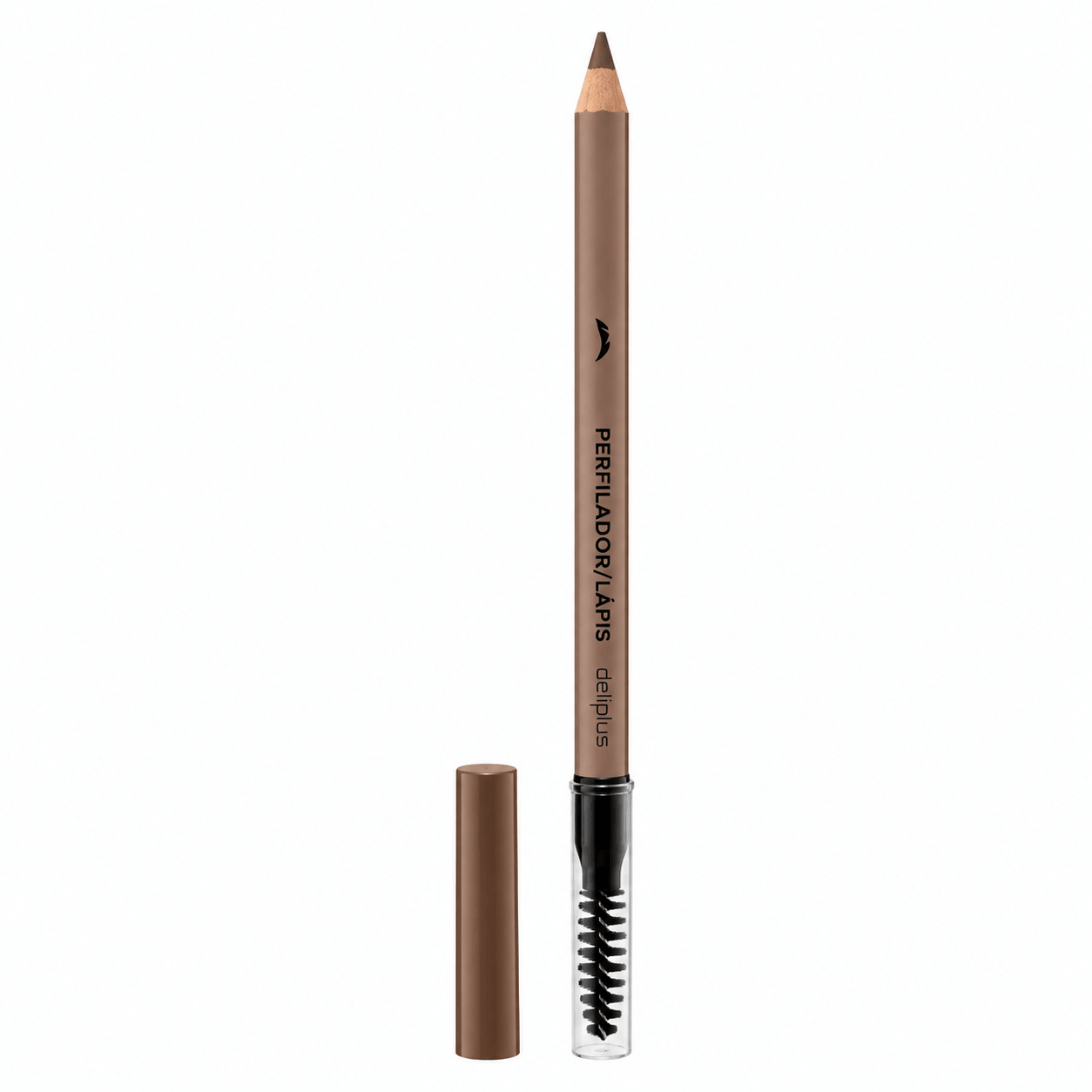 Kulmupliiats 02 Medium Brown koos harjaga Deliplus 1 Kulmupliiats 02 Medium Brown koos harjaga Deliplus