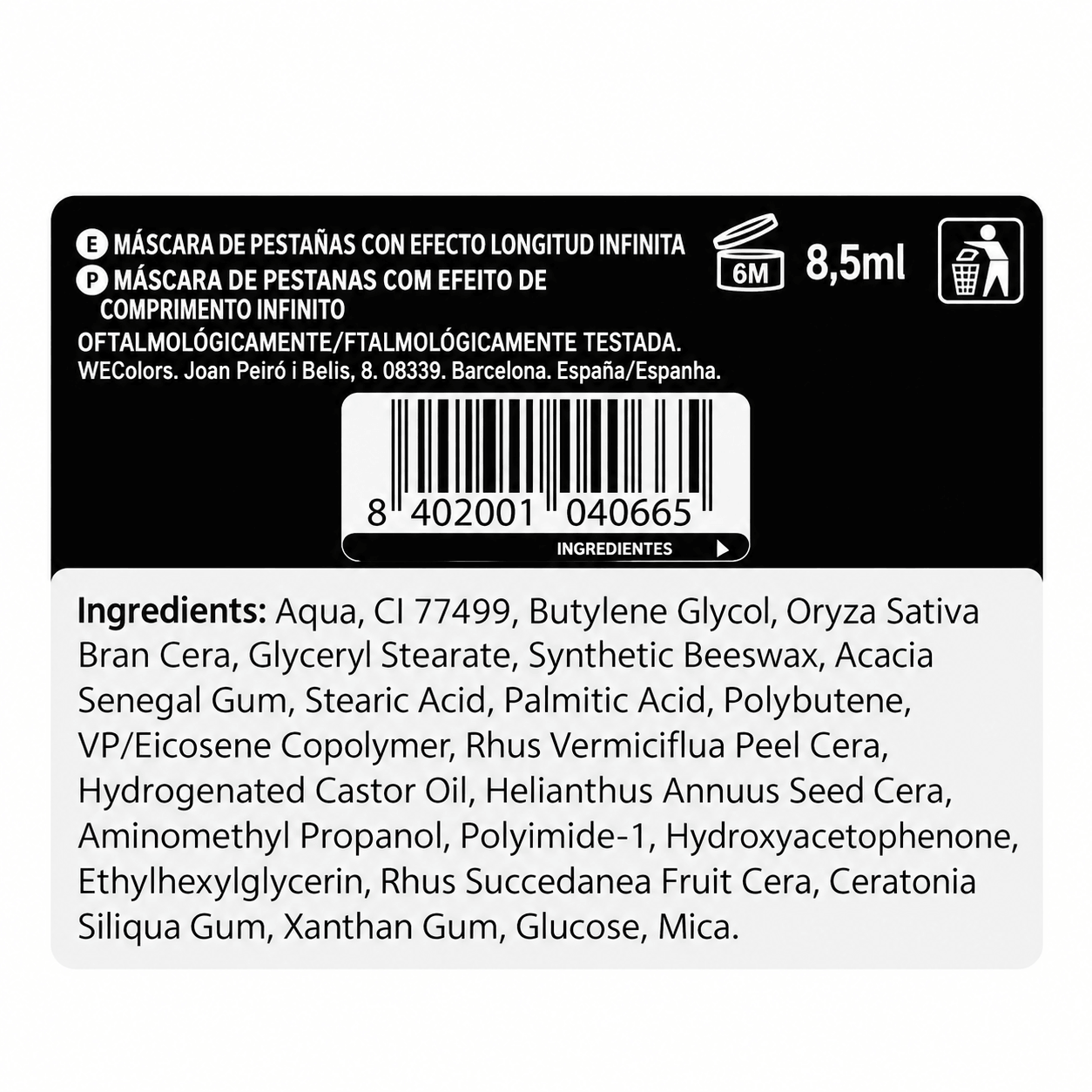 Pikendav ripsmetušš Long Xtrem Infinite Black Deliplus 8,5 ml 2 Pikendav ripsmetušš Long Xtrem Infinite Black Deliplus 8,5 ml - Image 2