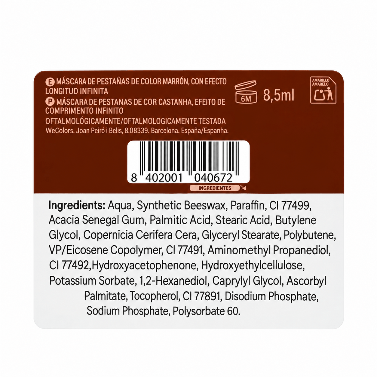 Pruun pikendav ripsmetušš Brown Xtrem Deliplus 8,5 ml 2 Pruun pikendav ripsmetušš Brown Xtrem Deliplus 8,5 ml - Image 2