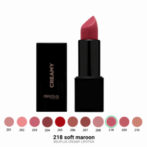 Deliplus Creamy №218 Soft Maroon kreemjas huulepulk
