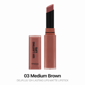 Deliplus 12H Lasting Lips 03 Medium Brown matt huulepulk