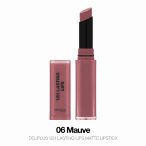 Deliplus 12H Lasting Lips matt huulepulk, toon 06 Mauve