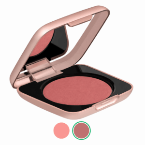 Kompaktsed matid põsepunad Deliplus №03 Red, 5 g