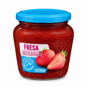 Hacendado maasikakonfitüür ilma lisatud suhkruta, 380 g