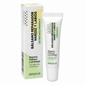 Taastav nina- ja huulepalsam aloe vera ja E-vitamiiniga Deliplus, 15 ml