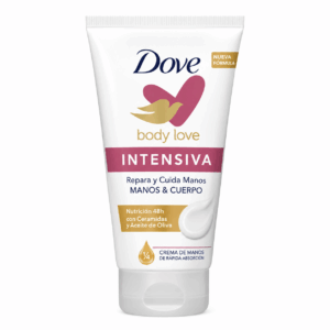 Dove Body Love Intensiva intensiivselt niisutav kätekreem glütseriini ja E-vitamiiniga, 75 ml